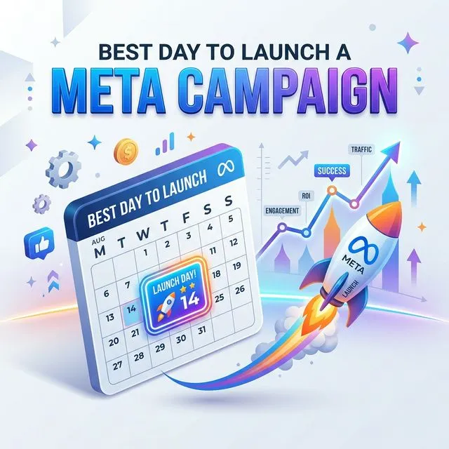 Best day to launch Meta campaign showing day-of-week CPA patterns from 15 plus ad accounts