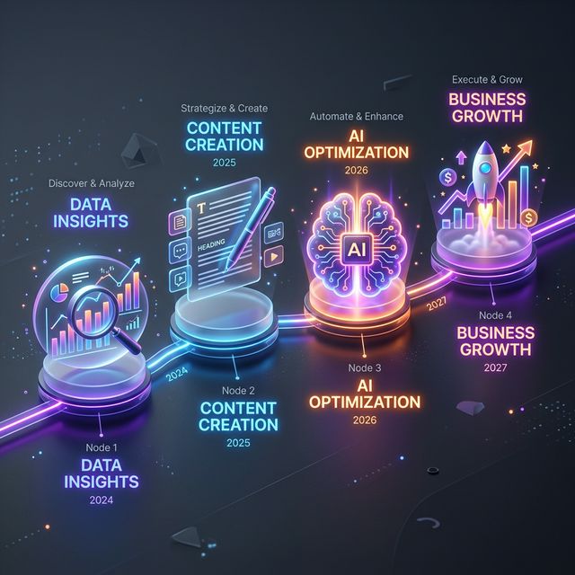 Week-by-week timeline showing what an AI CMO does from installation to autonomous operation